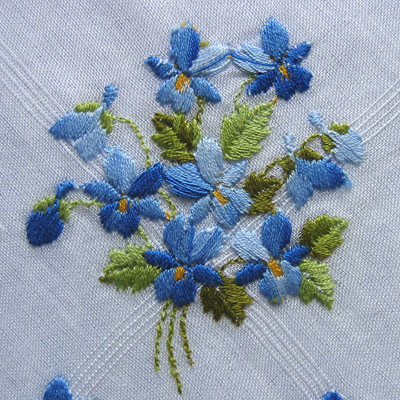 embroidered violets | primrose design | Flickr