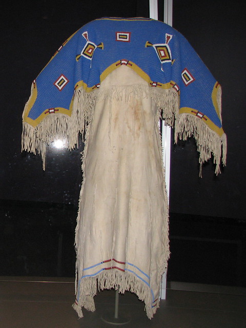 Sicangu Lakota (Sioux) two-hide pattern dress with fully b… | Flickr