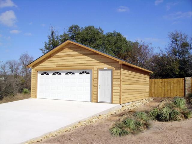 Premier PRO Ranch Garage (22x24) | Options Shown: stained ...