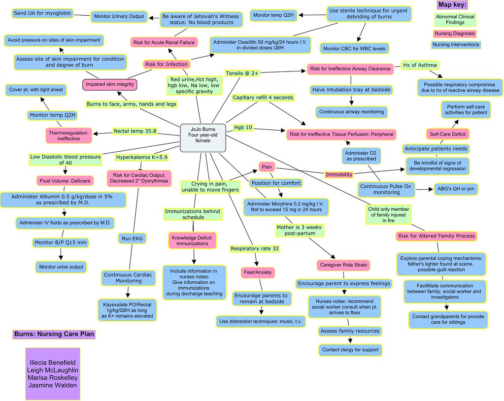Concept Map Example For Nursing