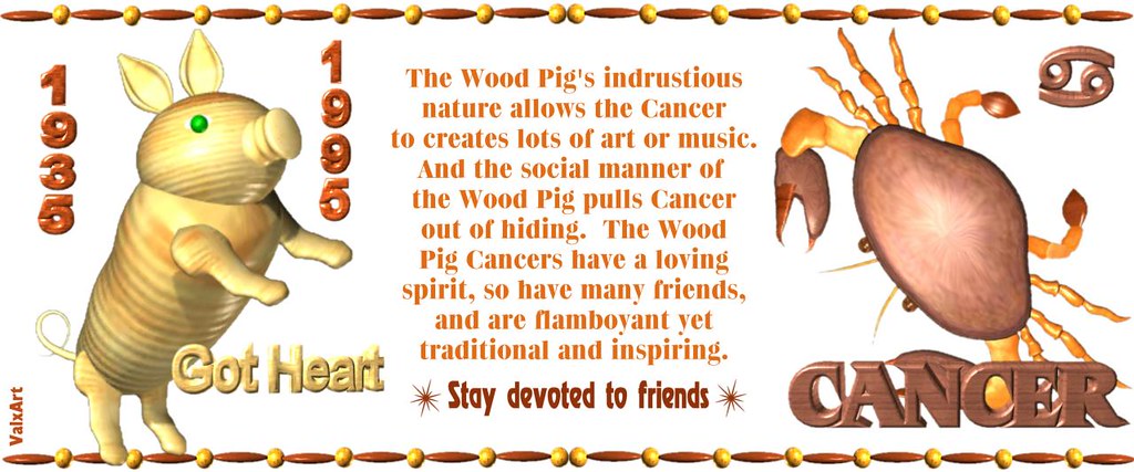 1995 Chinese Zodiac Wood Pig Year Personality Traits