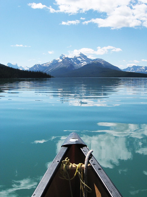 Destination | Canoeing on Maligne Lake, Jasper, Alta. (July … | Flickr