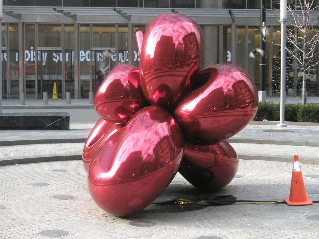 Jeff Koons Balloon Flower (Red) 7 World Trade Center N