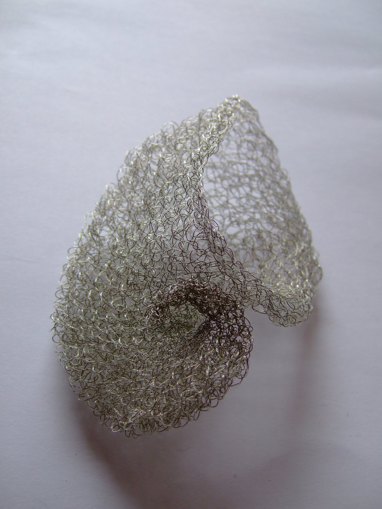 Crochet piece | A wire sculptural piece using increasing nee… | Flickr