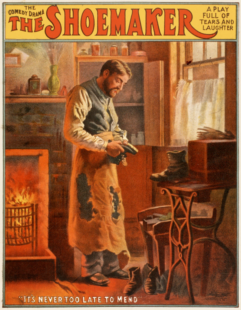 The shoemaker, performance poster, 1907 | The shoemaker: the… | Flickr