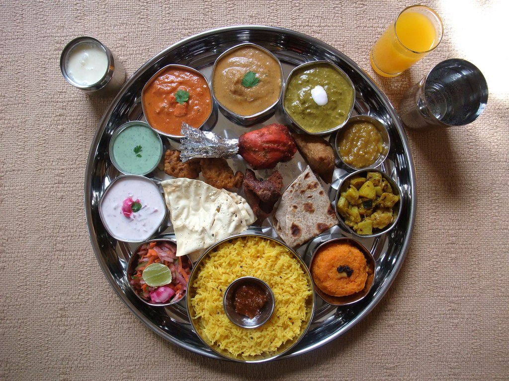 INDIAN FOOD - Punjabi Thali 1 | NORTH INDIAN PUNJABI THALI M… | Flickr