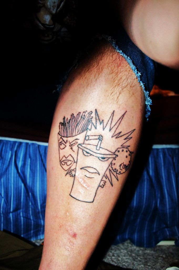 Aqua Teen Hunger Force Tattoo  Jwraggephoto  Flickr-7061