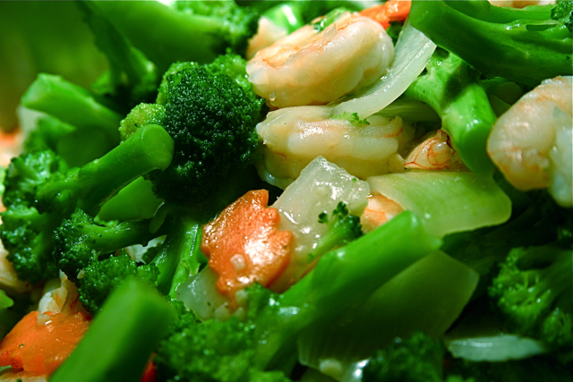Chinese Food Broccoli Carrots Onions Shrimp Macro 12-6-08 \u2026 | Flickr