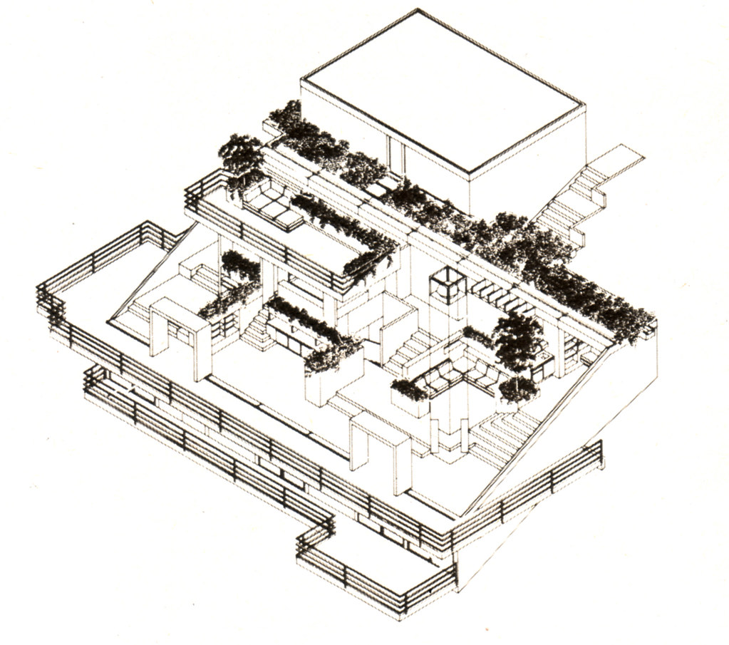Isometric Floor Plan The house is designed as a series