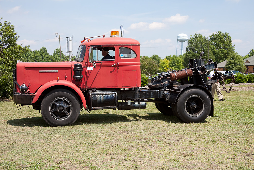 Autocar, Diesel tow truck | This was being driven off the ...