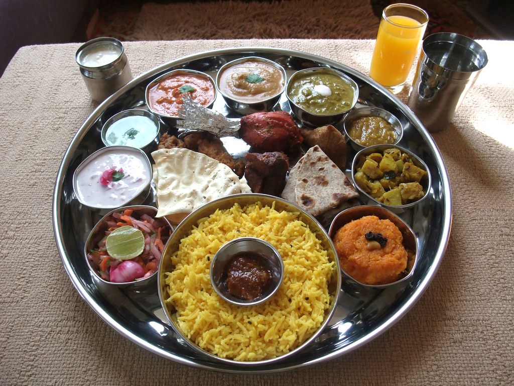 INDIAN FOOD - Punjabi Thali 4 | NORTH INDIAN PUNJABI THALI M… | Flickr