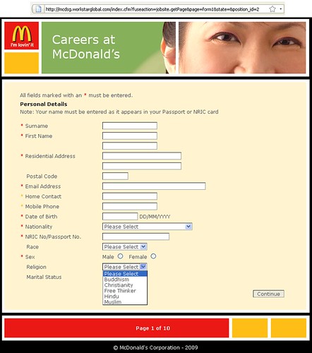 How to apply for job at mcdonalds online