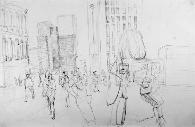 09/08 
St. Mark's & 3rd Ave.
pencil on paper
36" x 24"