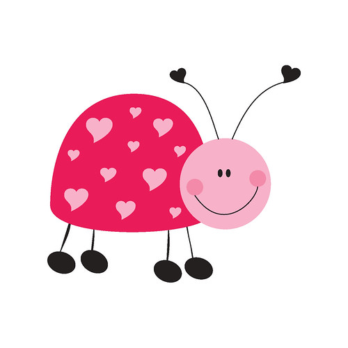 valentine ladybug clip art - photo #29