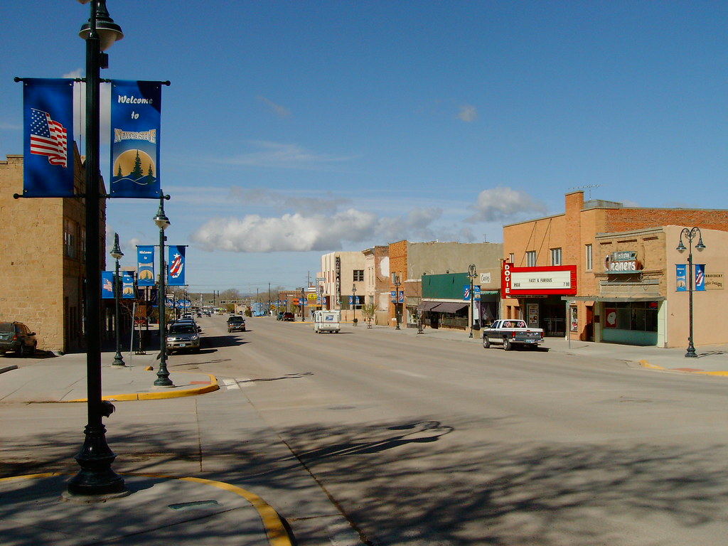 Downtown Newcastle Wyoming This is Main Street in 