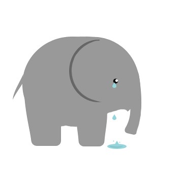 Flukies- Sad Elephant | I made these critters as a sort of ...