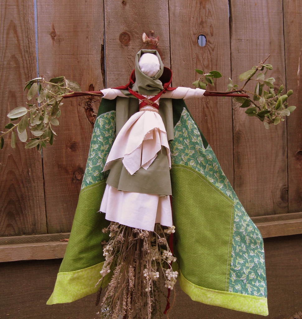St. Brigid Doll | St. Brigid in her Spring Cloak. The 