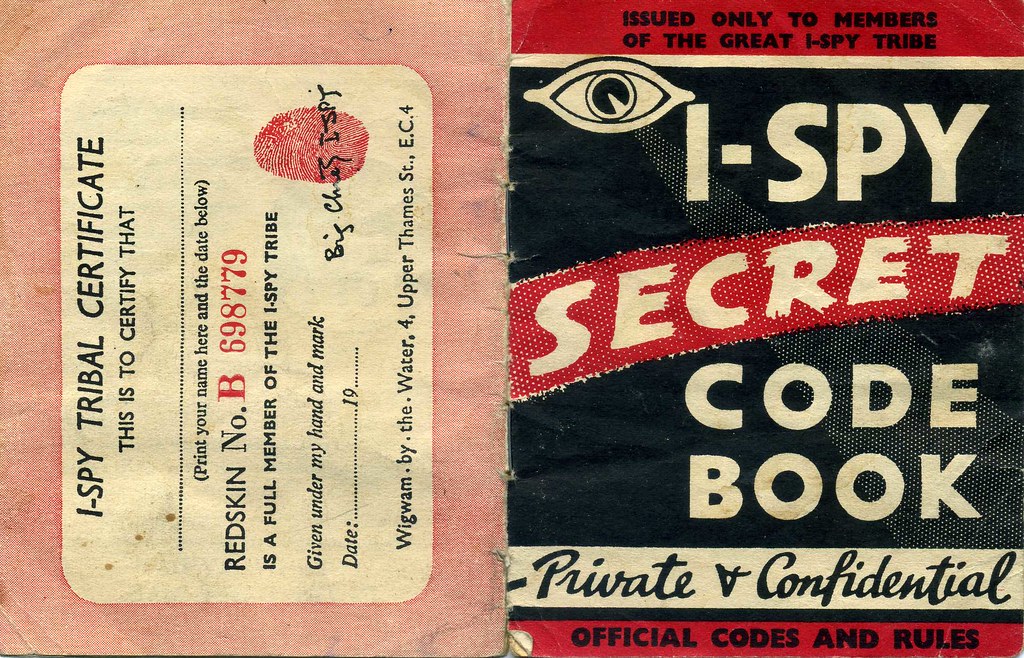 Big Chief I-Spy secret code book. early 1960s | Big Chief I-u2026 | Flickr