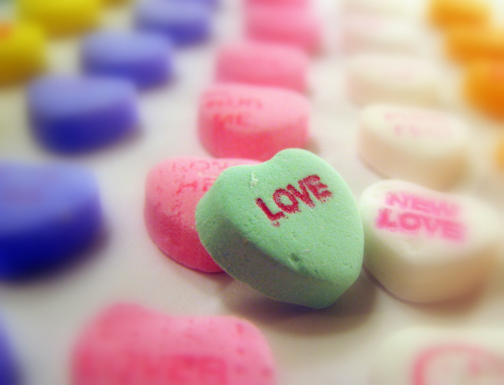 Candy Hearts: Love | These are some test macro shots I took … | Flickr