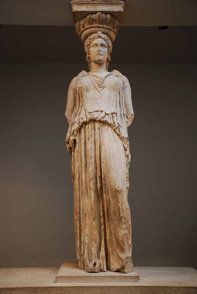 Caryatid from the Erechtheion The Acropolis Athens 