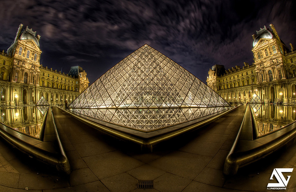 The face of the Louvre