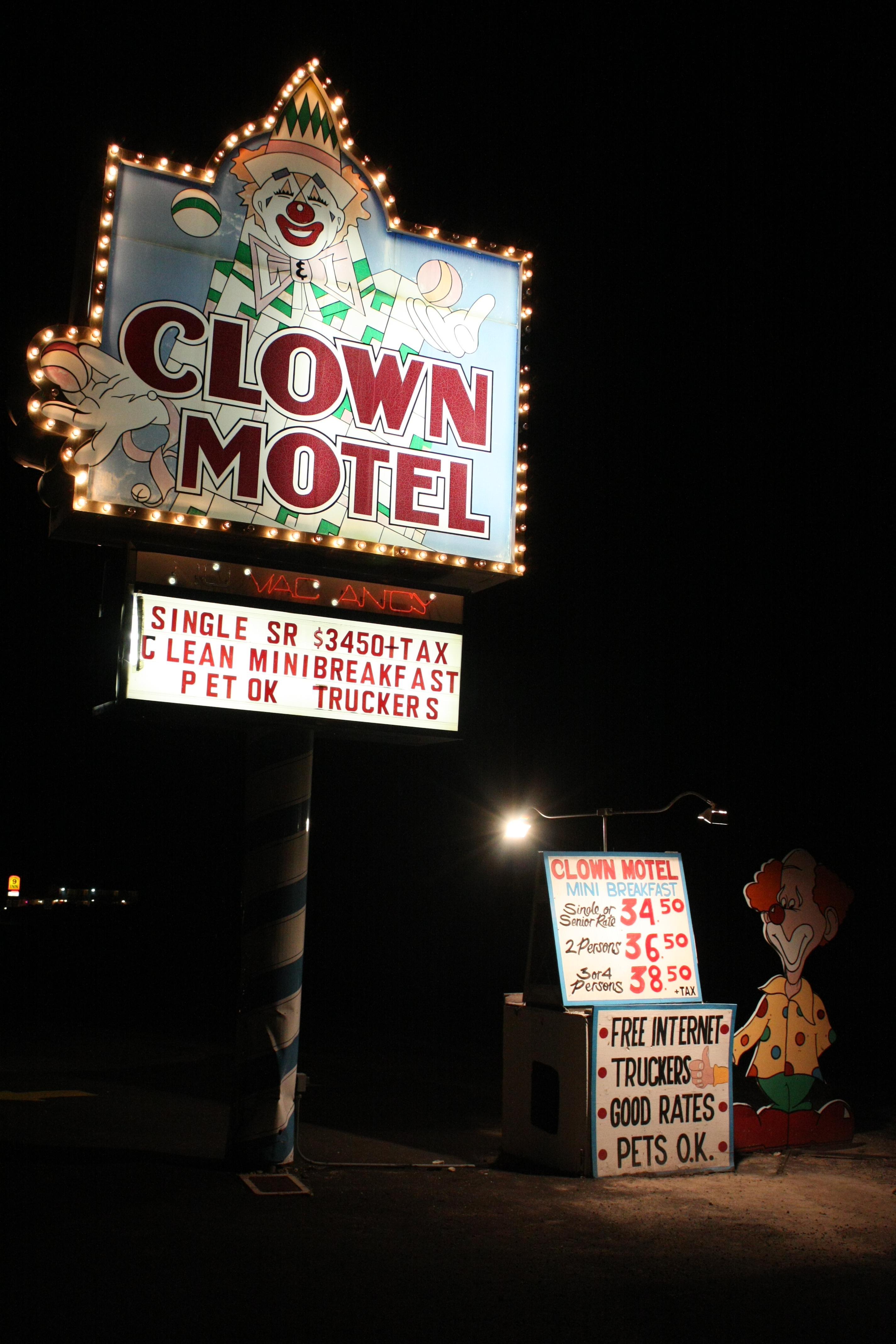 Clown Motel - 521 North Main Street, Tonopah, Nevada U.S.A. - July 6, 2009