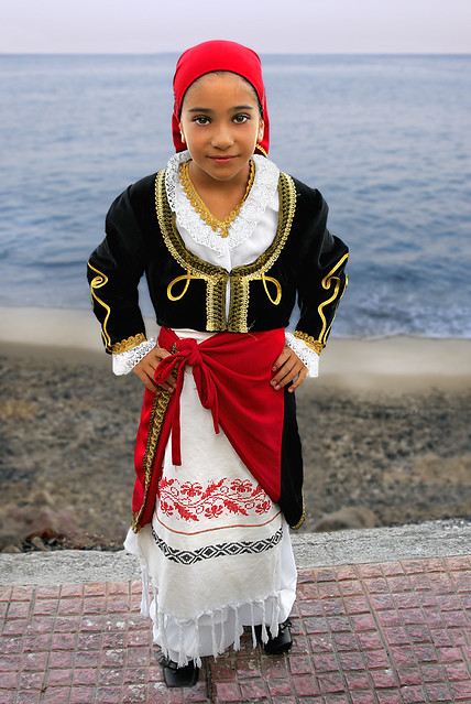 People. Crete, Greece. Crete costume | Local girl in Cretan … | Flickr