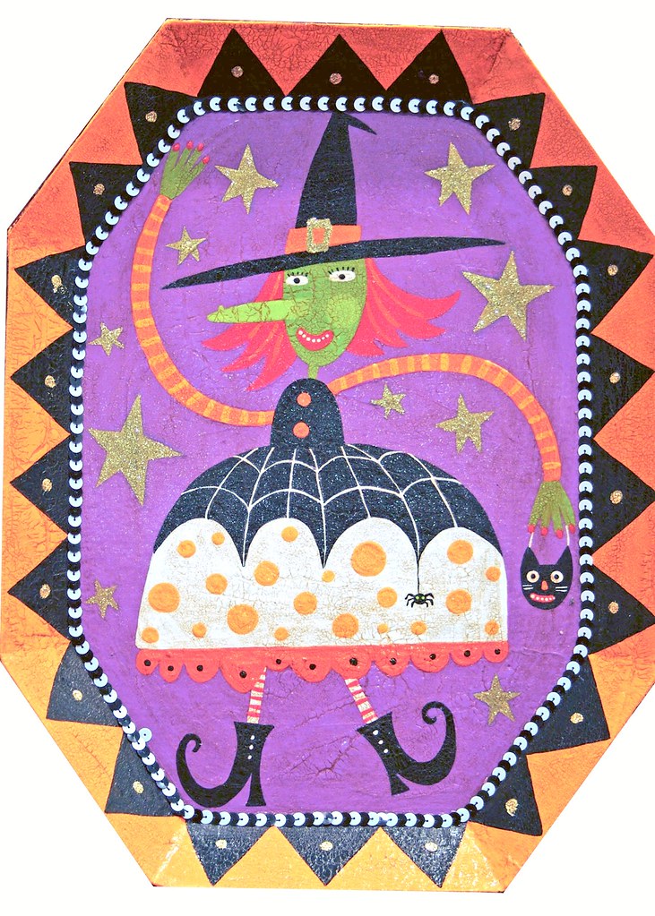 witchy2 | another painted witch tray | kelbug | Flickr