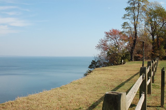 Westmoreland State Park has a large lawn area high above the cliffs of the Potomac for special events like the music on the cliffs every summer