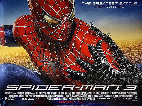 spider man suit uk Poster UK Advance Original 2007 Spiderman Film 3