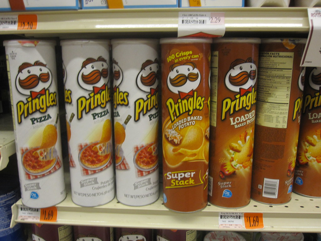 Pringles | Pizza and loaded baked potato. | Like_the_Grand_Canyon | Flickr
