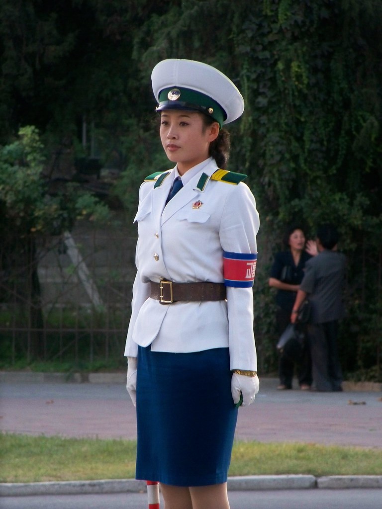 Portait of a Traffic Girl in Pyongyang North Korea DPRK | Flickr