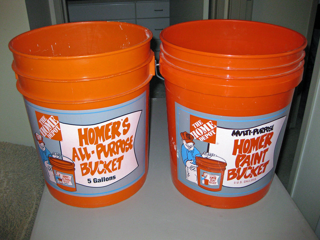 Home Depot 5 Gallon Bucket $1.50 each, $2 for both pails  Flickr