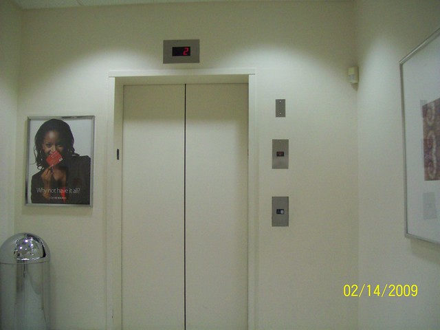 Elevator at Macy's at Mall of New Hampshire (WITHOUT HEART).