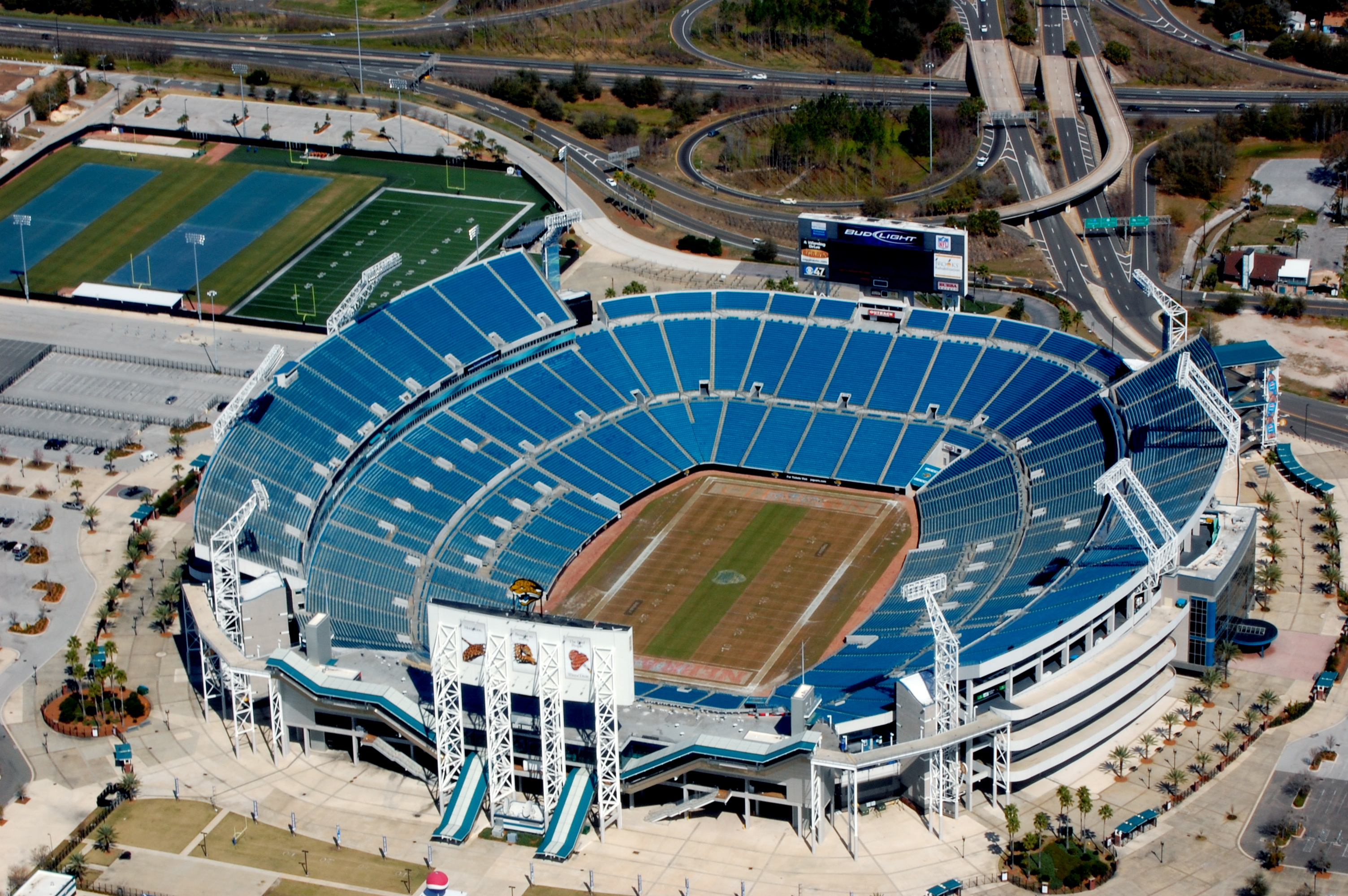 image of jacksonville jaguars stadium aerial view Best Florida Vacation Spots