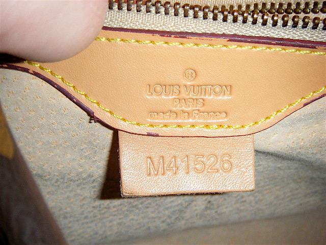Louis Vuitton; Speedy bag- inner tag & serial number | Flickr