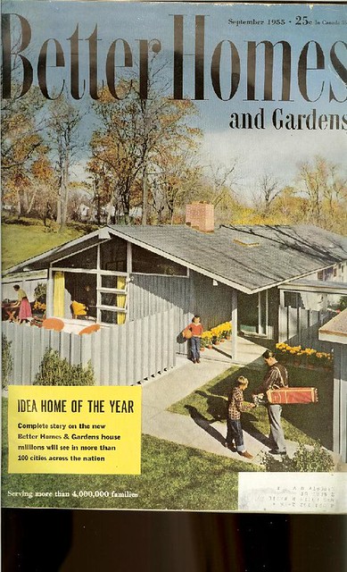 Exterior Sept 1955 BHG magazine | This is the cover of the ...
