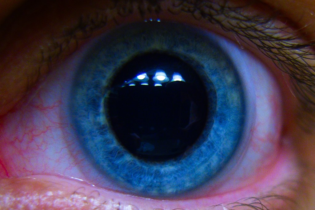 mirrored split pupil finder