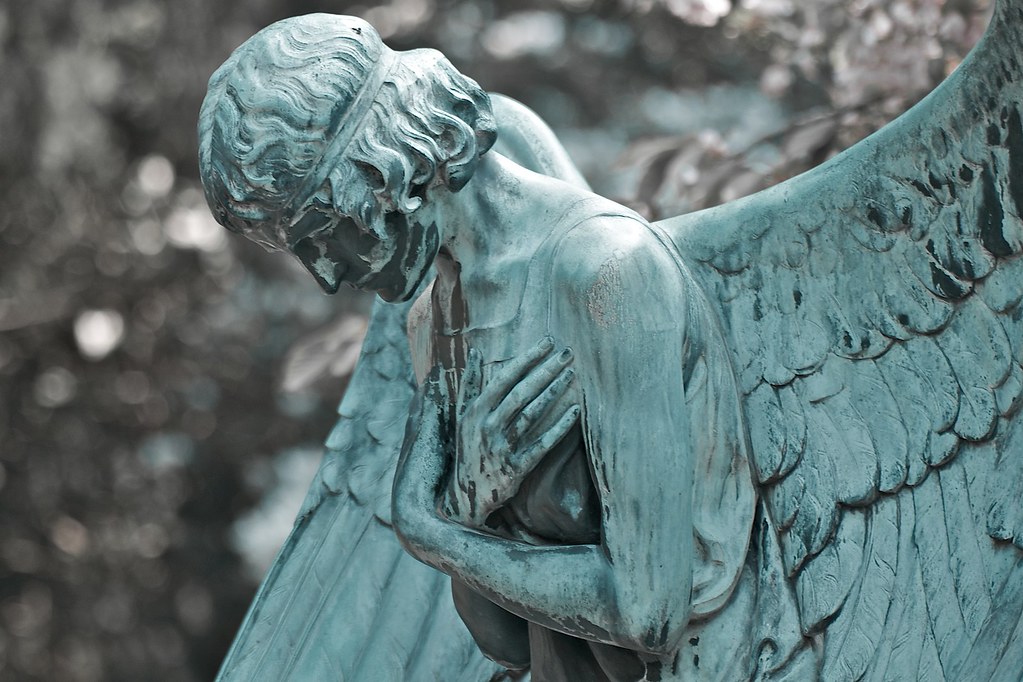Popular | The kneeling angel, a bronze plastics of the sculp… | Flickr