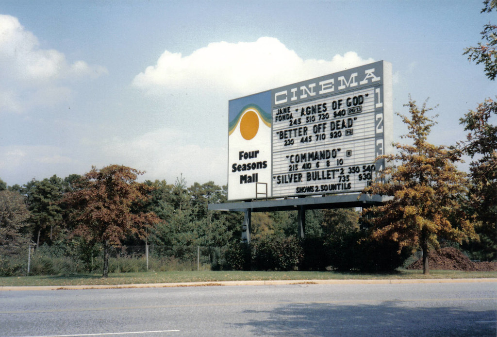 Four Seasons Cinema Marquee (Greensboro,NC) 1985 | Owned & o… | Flickr