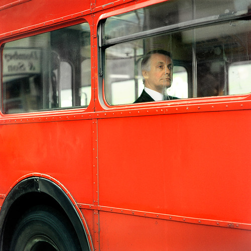 city gent on routemaster bus 1986