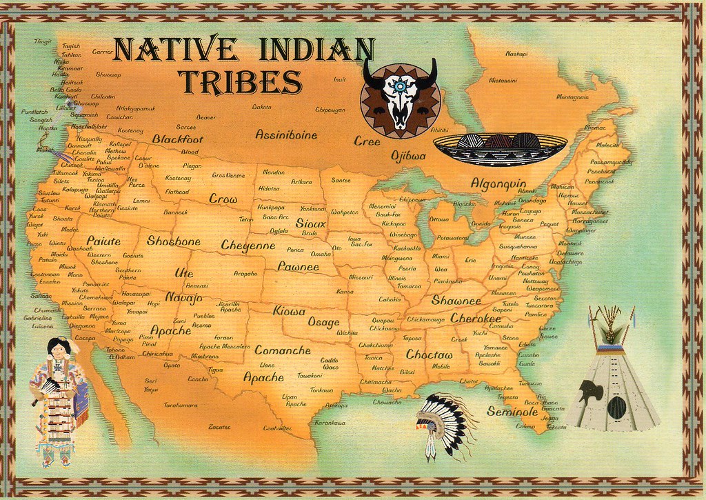 USA Native Indian Tribes Map | 1 Available Special Trade | Flickr