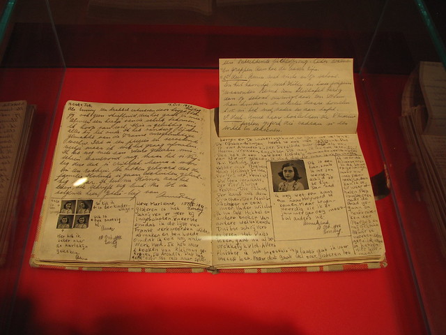 Anne Frank Diary at Anne Frank Museum in Berlin