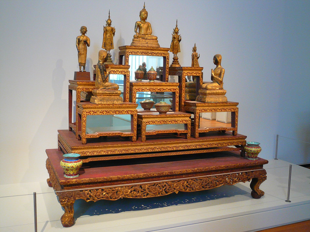 Thai Buddhist altar, UMMA (Univ. of Michigan Art Museum