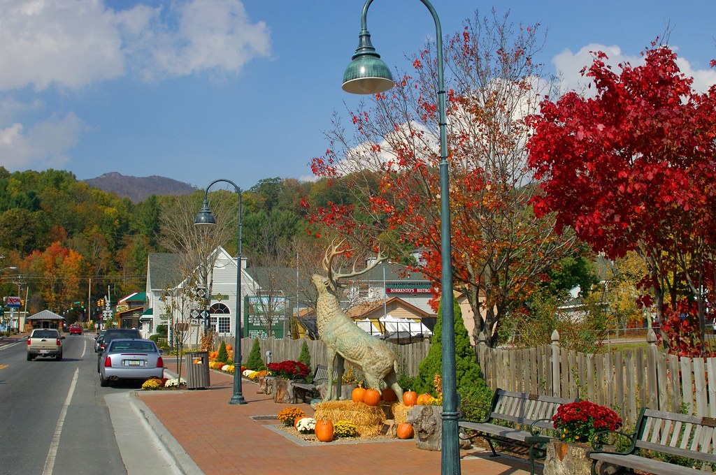 Downtown Banner Elk in the fall The Schaffer Realty Group Flickr