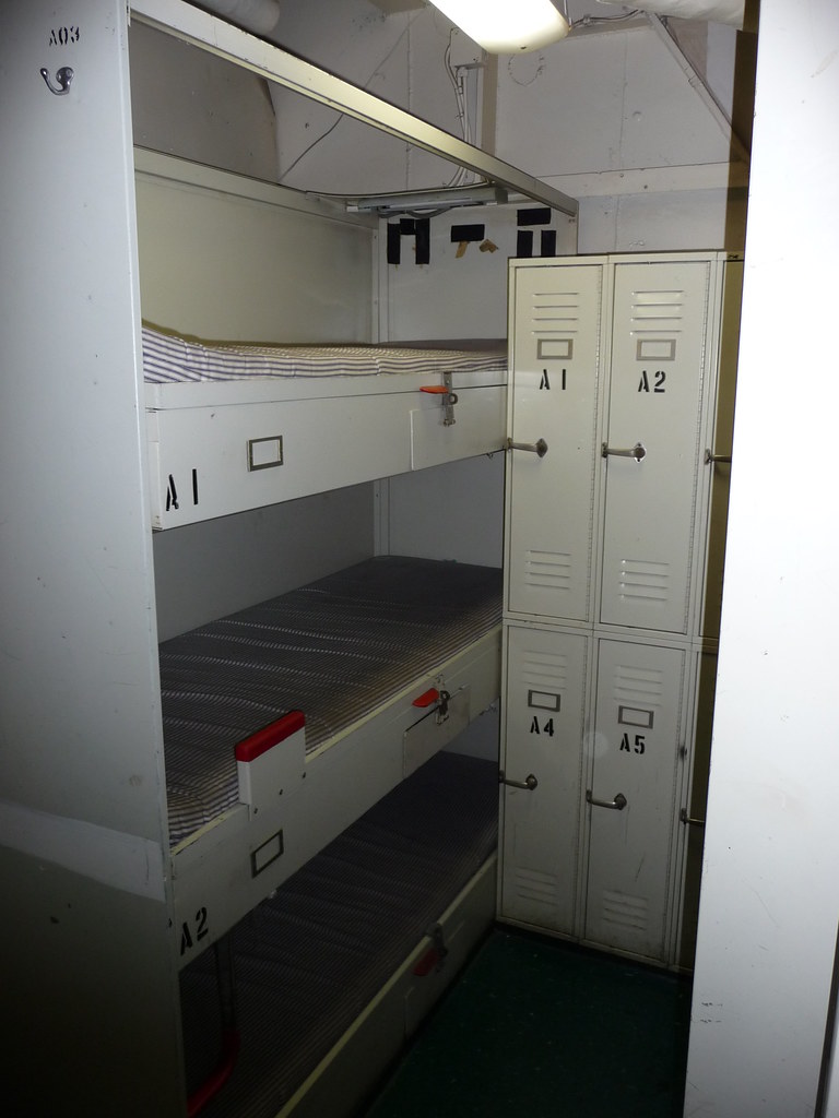 sleeping quarters on uss midway  yikes