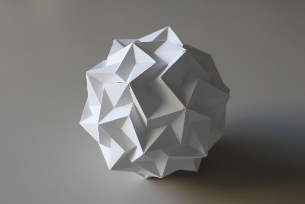 Dodecahedron Paradigma Modular Paper Sphere inspired by Ku… Flickr