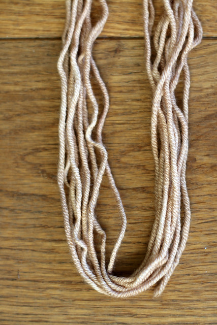Yarn Naturally Dyed with Woodruff