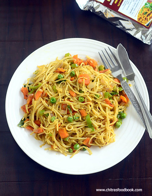veg millet noodles recipe