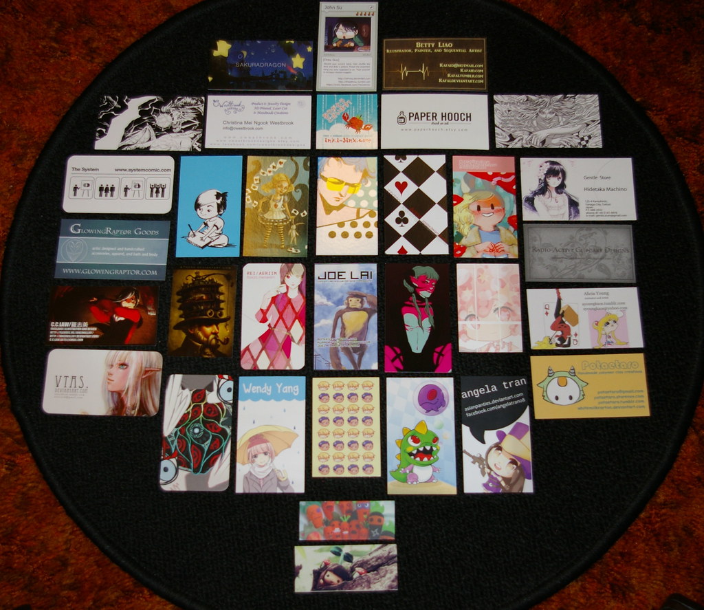2013 Anime Expo - the business cards I gathered (set 3). A… | Flickr